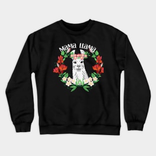 Mama Llama - Alpaca Mom's Crewneck Sweatshirt